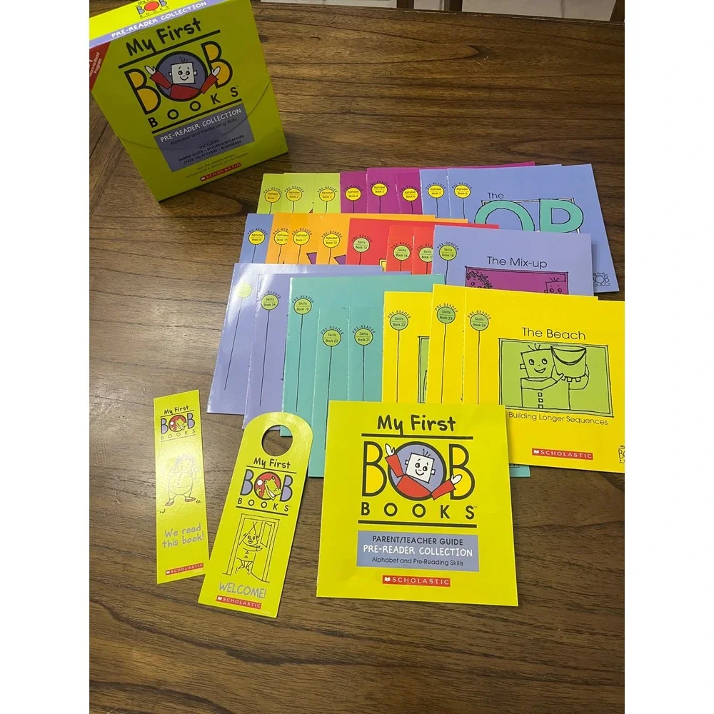 Scholastic My First Bob Books Pre-Reader Collection Alphabet 24 Book Set Boxed